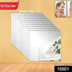 Wall Art Flex Mirror Tiles